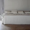 Fambed extra large family bed for co-sleeping with white valance