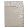 Fitted sheet cotton sheet for co-sleeping bed beige